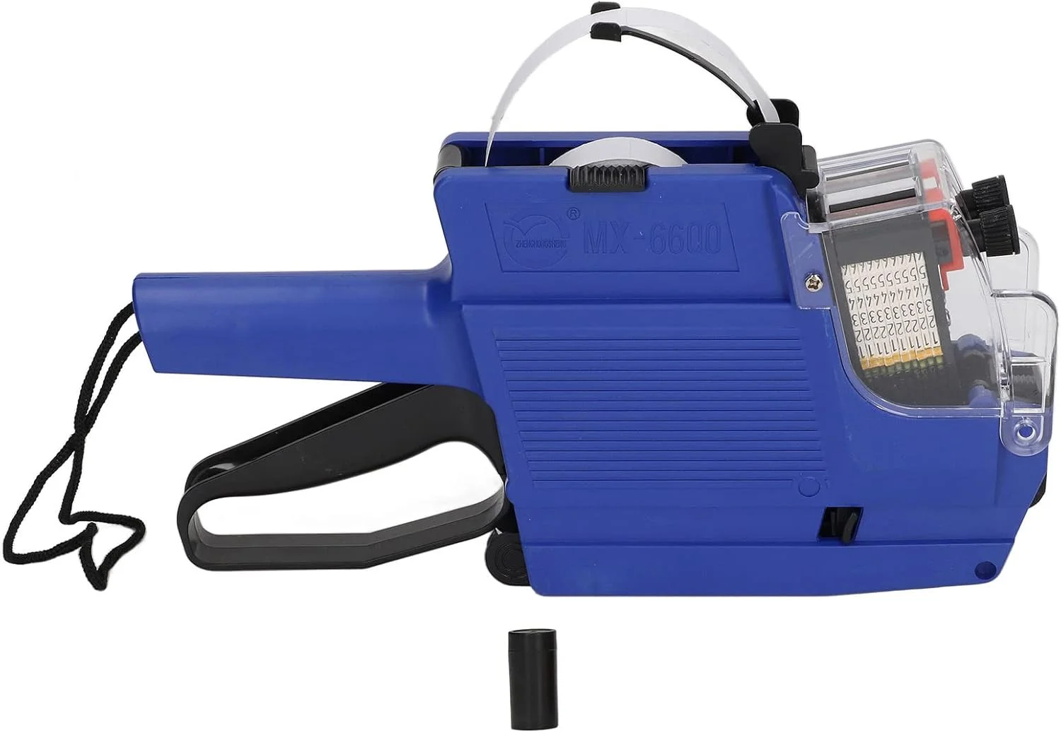 دستگاه قیمت زن 10 رقمی NDNCZDHC مدل MX-6600، دستگاه برچسب قیمت، دستگاه برچسب زن قیمت، دستگاه علامت گذاری برچسب قیمت (آبی)