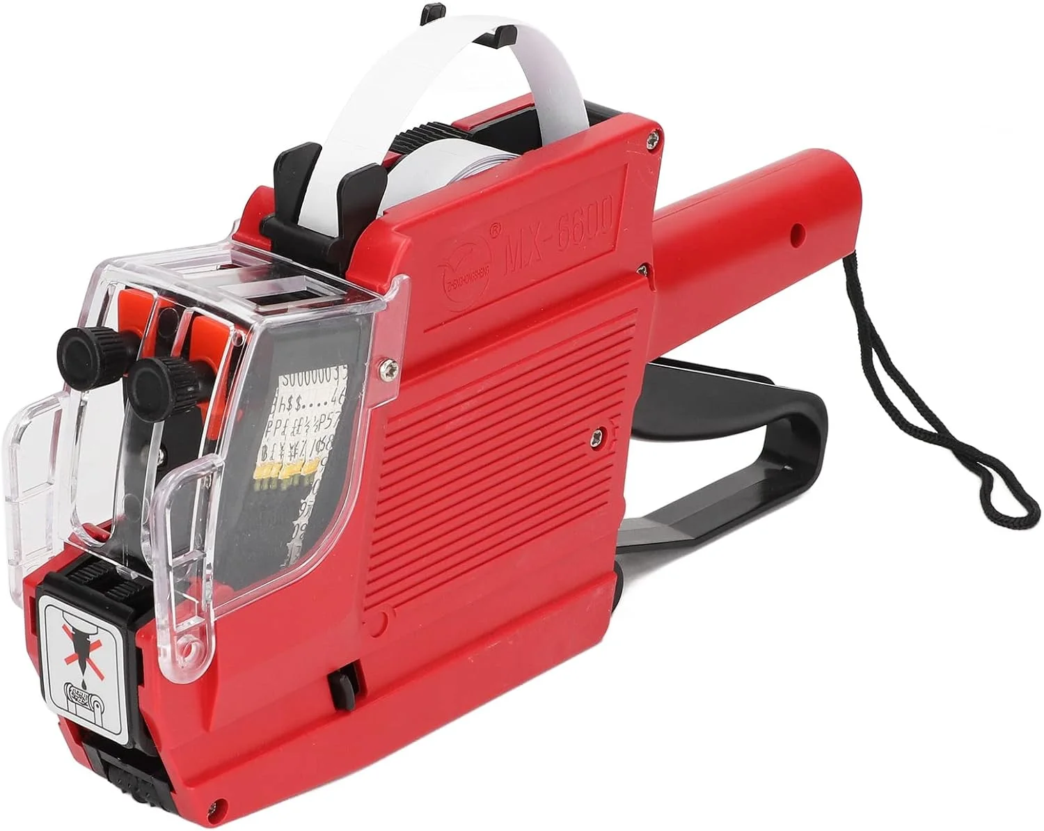 برچسب قیمت 10 رقمی NDNCZDHC مدل MX-6600، دستگاه برچسب قیمت، دستگاه برچسب زدن، دستگاه برچسب قیمت (قرمز)