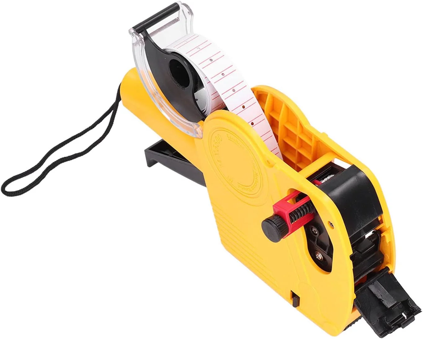 دستگاه قیمت زن دستی 8 رقمی Domary، ابزار قیمت گذاری و برچسب زنی قابل حمل برای فروشگاه های خرده فروشی و آنلاین (زرد)