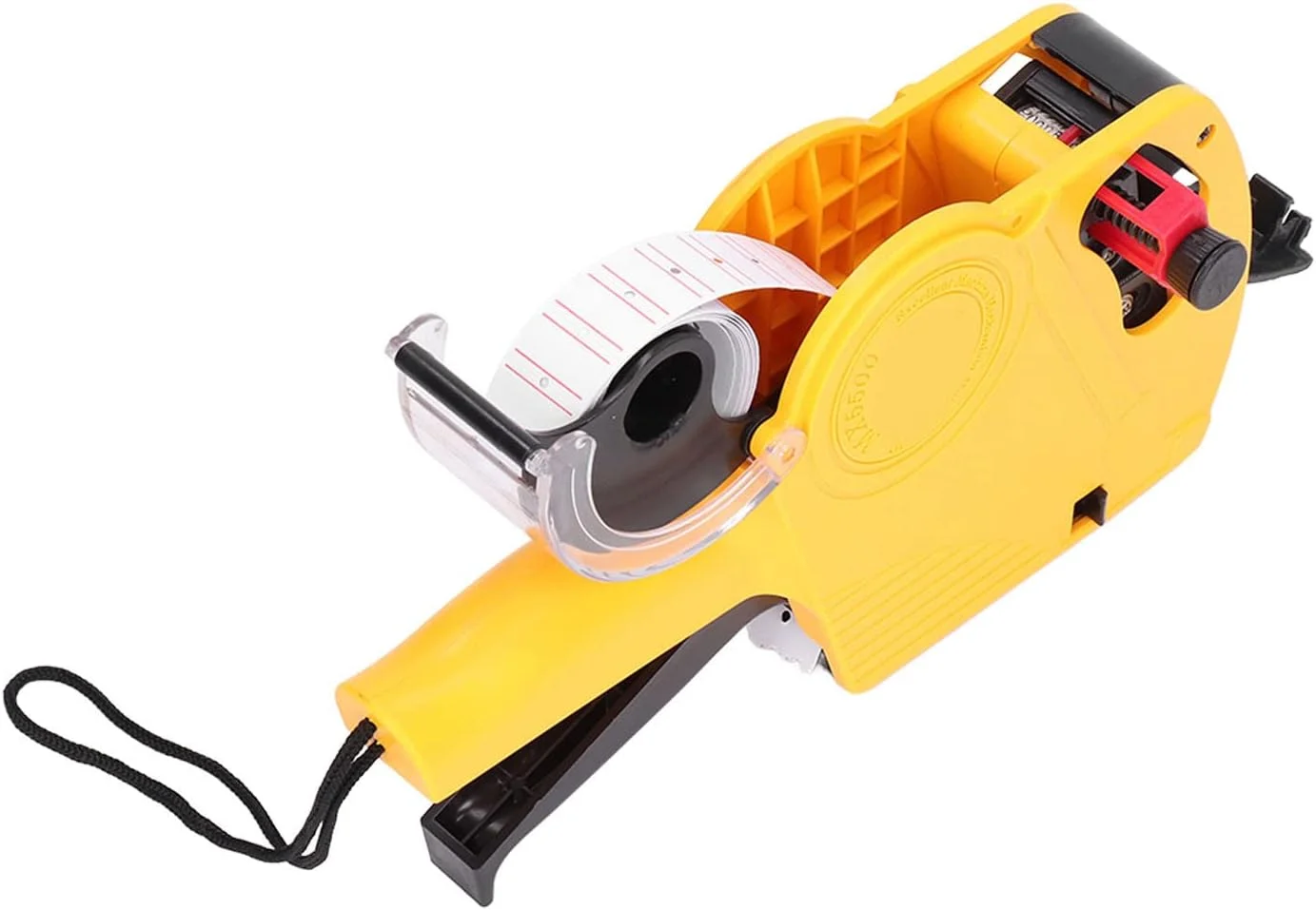 دستگاه قیمت زن دستی 8 رقمی Domary، ابزار قیمت گذاری و برچسب زنی قابل حمل برای فروشگاه های خرده فروشی و آنلاین (زرد)