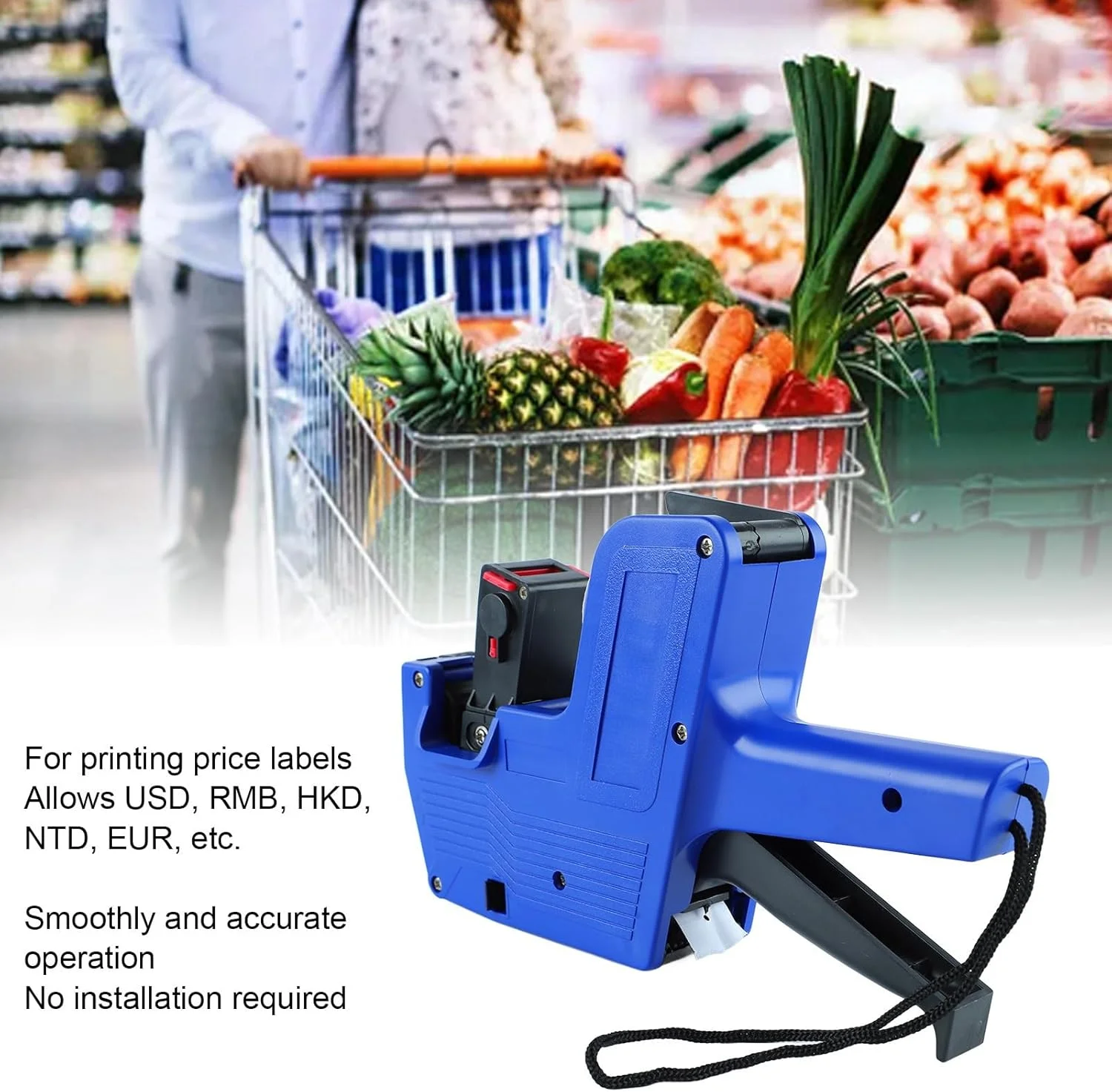 دستگاه قیمت زن 8 کاراکتری، سایز لیبل قابل استفاده 12x21 میلی متر، دستگاه قیمت زنی دستی حرفه ای به همراه 3 رول لیبل و 2 عدد جوهر برای نوشتن تاریخ، قیمت و شماره لات در فروشگاه دستگاه قیمت زن 8 کاراکتری، سایز لیبل قابل استفاده 12x21 میلی متر، دستگاه قیمت زنی دستی حرفه ای به همراه 3 رول لیبل و 2 عدد جوهر برای نوشتن تاریخ، قیمت و شماره لات در فروشگاه