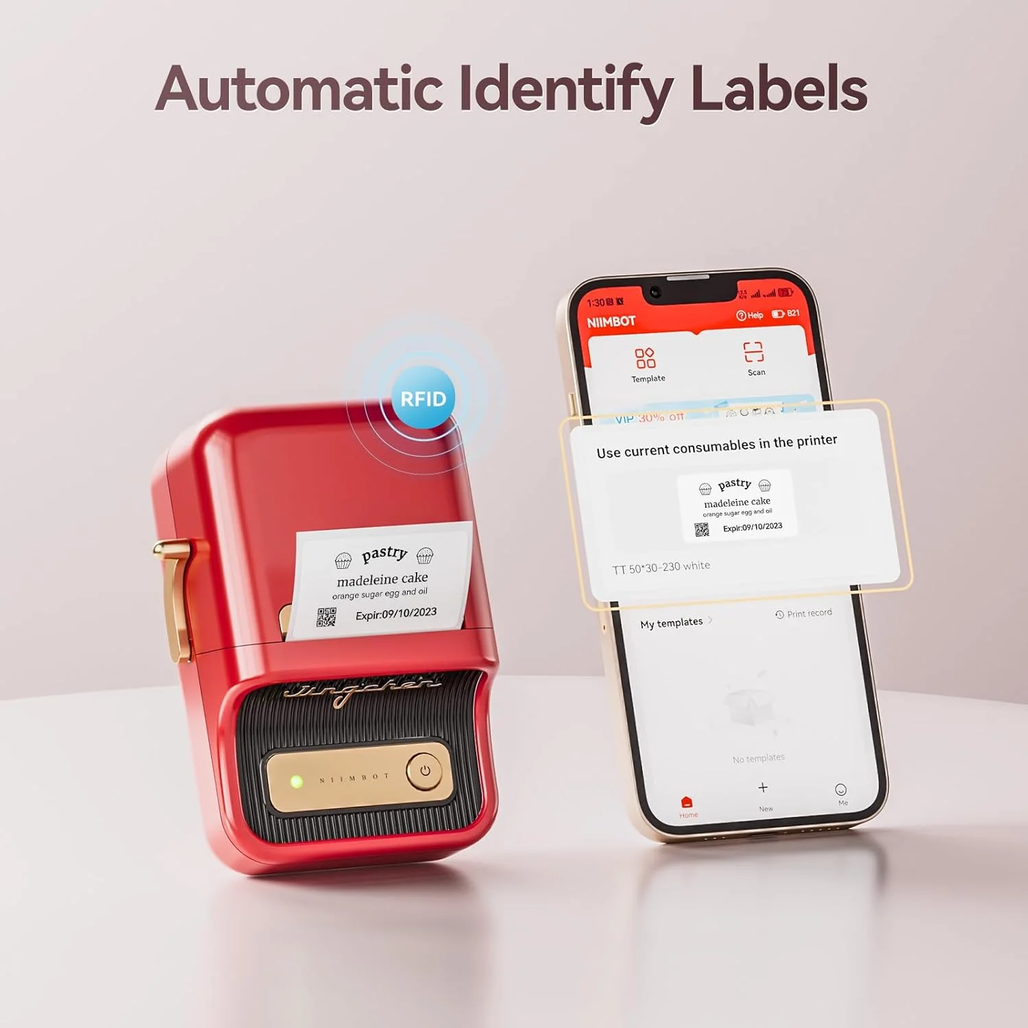 دستگاه لیبل زن NIIMBOT B21 با 1 رول رایگان نوار، پرینتر حرارتی لیبل کسب و کار با عرض 2 اینچ، نویسنده برچسب قیمت و حمل و نقل برای سازماندهی دفتر کار خانگی، استفاده تجاری، قرمز دستگاه لیبل زن NIIMBOT B21 با 1 رول رایگان نوار، پرینتر حرارتی لیبل کسب و کار با عرض 2 اینچ، نویسنده برچسب قیمت و حمل و نقل برای سازماندهی دفتر کار خانگی، استفاده تجاری، قرمز