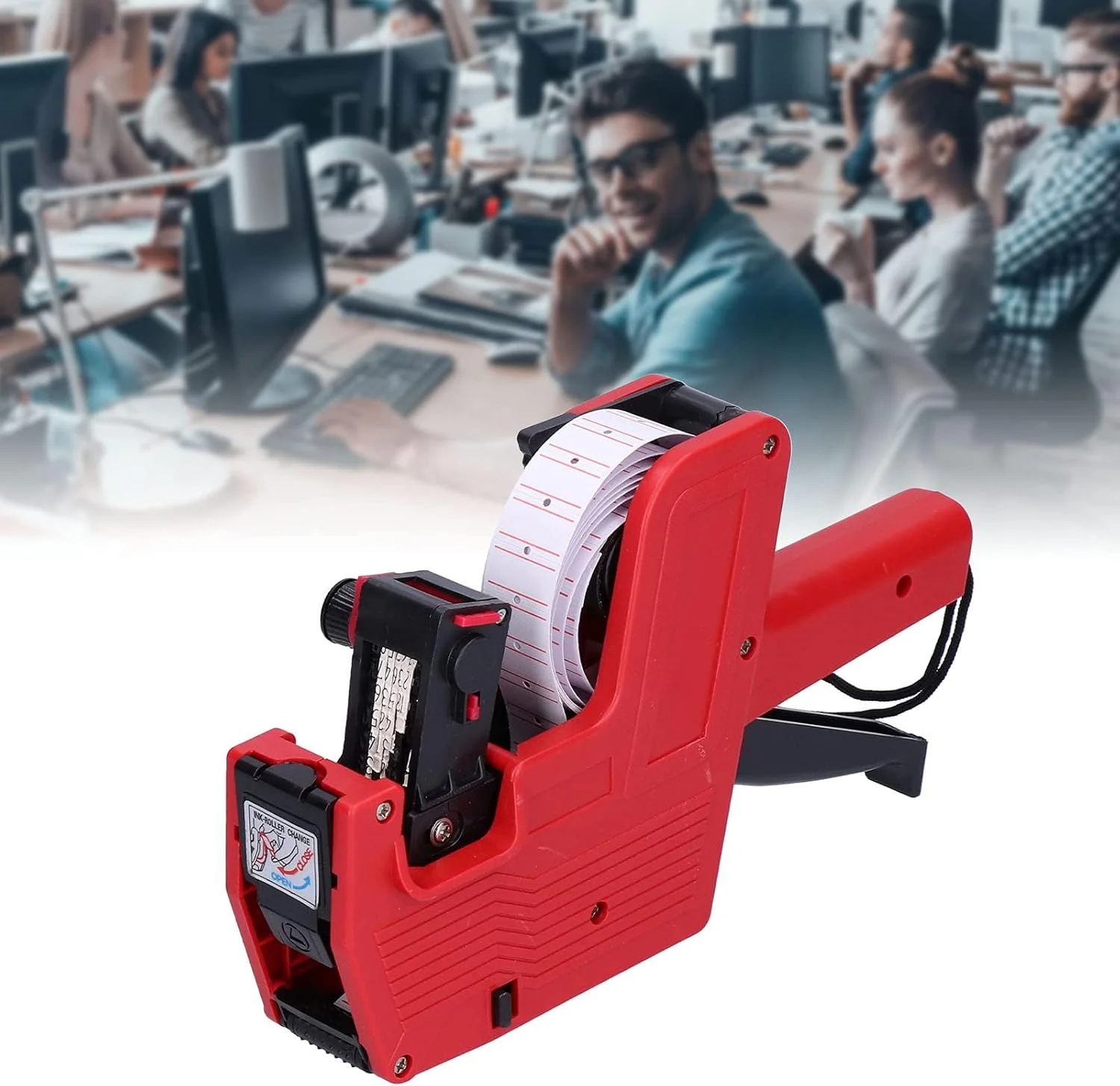 دستگاه قیمت زن 8 رقمی Eujgoov مدل MX-5500 به همراه 10 رول برچسب و جوهر دستگاه قیمت زن 8 رقمی Eujgoov مدل MX-5500 به همراه 10 رول برچسب و جوهر