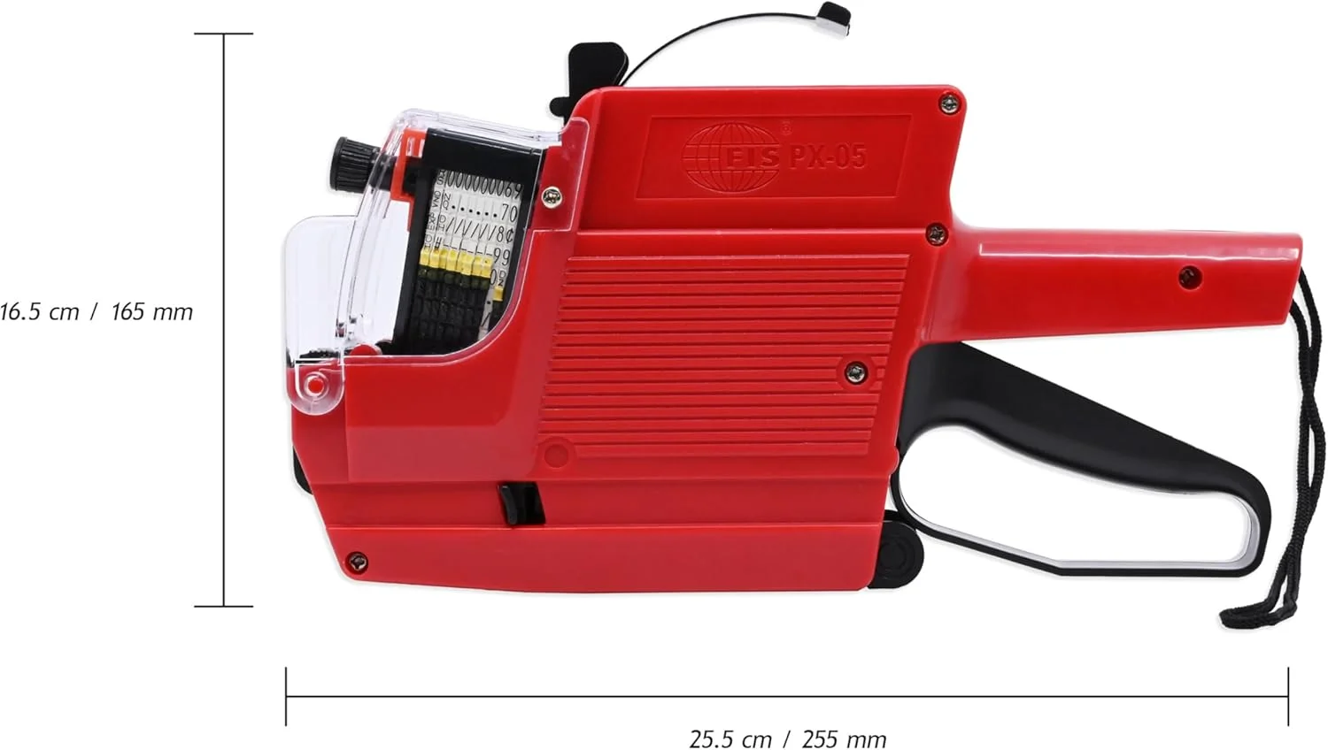 دستگاه قیمت/تاریخ زن دو خطی FIS، قرمز - FSPX05RE دستگاه قیمت/تاریخ زن دو خطی FIS، قرمز - FSPX05RE