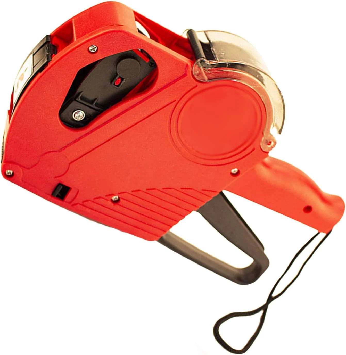 دستگاه قیمت زن دستی 8 رقمی با پوشش، دستگاه قیمت گذاری با کاربری آسان و راحت برای فروشگاه ها، کارخانه ها و آزمایشگاه ها (قرمز چینی)