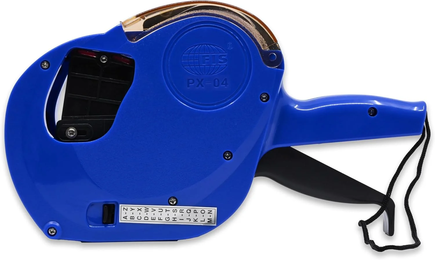 دستگاه قیمت زن و تاریخ زن FIS® (مدل FSPX04BL)، رنگ آبی، مجموعه ترکیبی شامل FSPX2616 + رول جوهر FSIK25MM