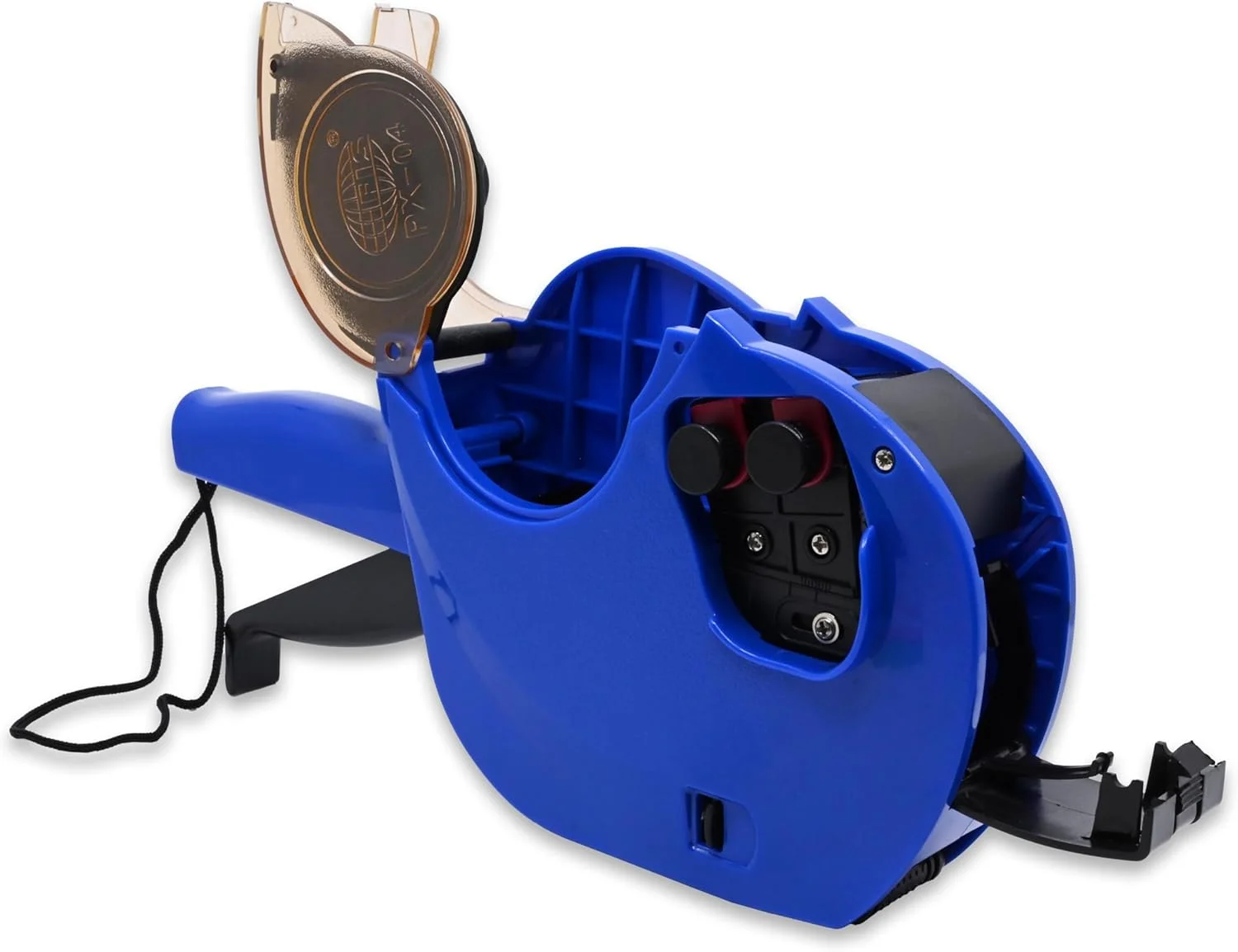 دستگاه قیمت زن و تاریخ زن FIS® (مدل FSPX04BL)، رنگ آبی، مجموعه ترکیبی شامل FSPX2616 + رول جوهر FSIK25MM