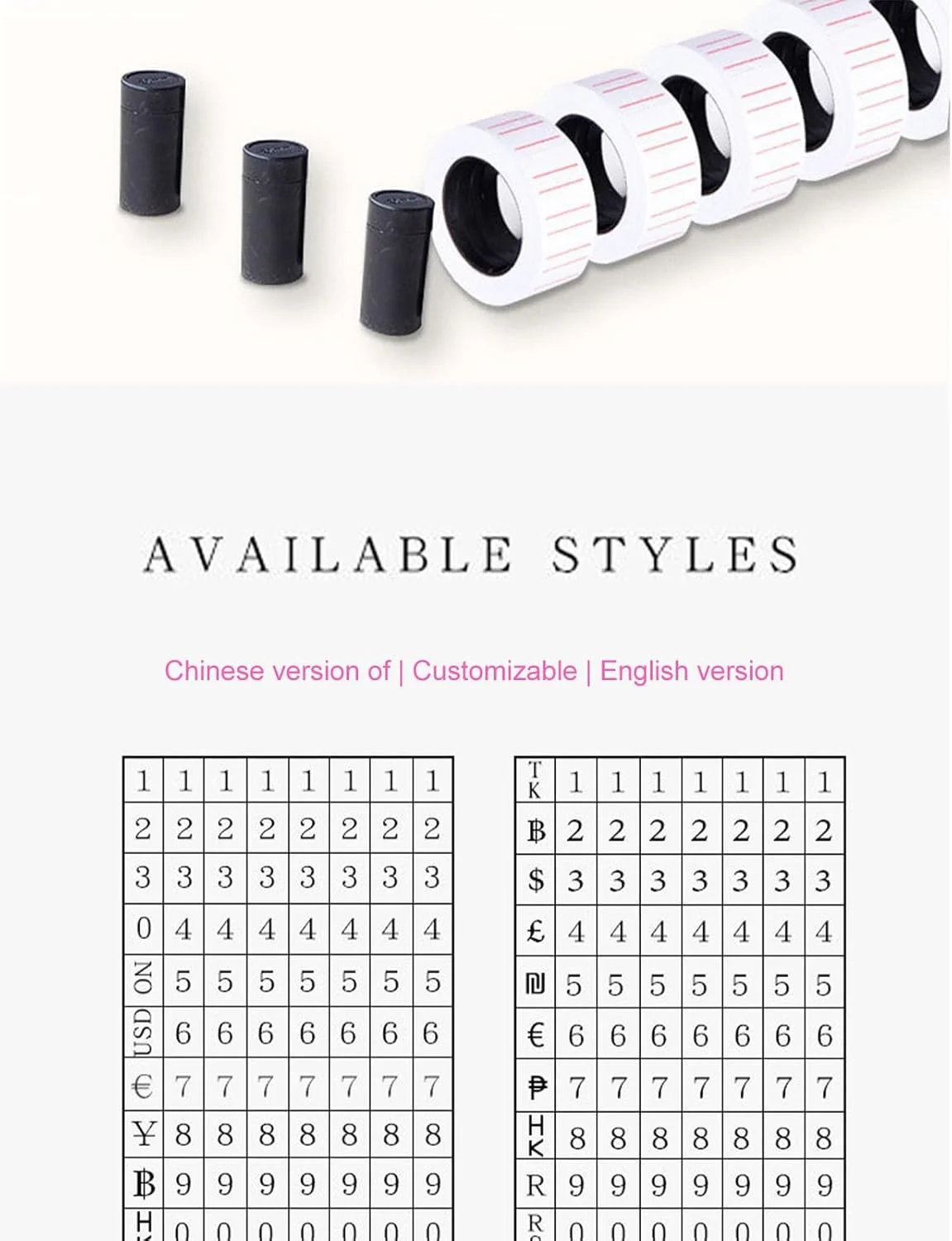 دستگاه قیمت زن دستی 8 رقمی با پوشش، دستگاه قیمت گذاری با کاربری آسان و راحت برای فروشگاه ها، کارخانه ها و آزمایشگاه ها (قرمز چینی) دستگاه قیمت زن دستی 8 رقمی با پوشش، دستگاه قیمت گذاری با کاربری آسان و راحت برای فروشگاه ها، کارخانه ها و آزمایشگاه ها (قرمز چینی)