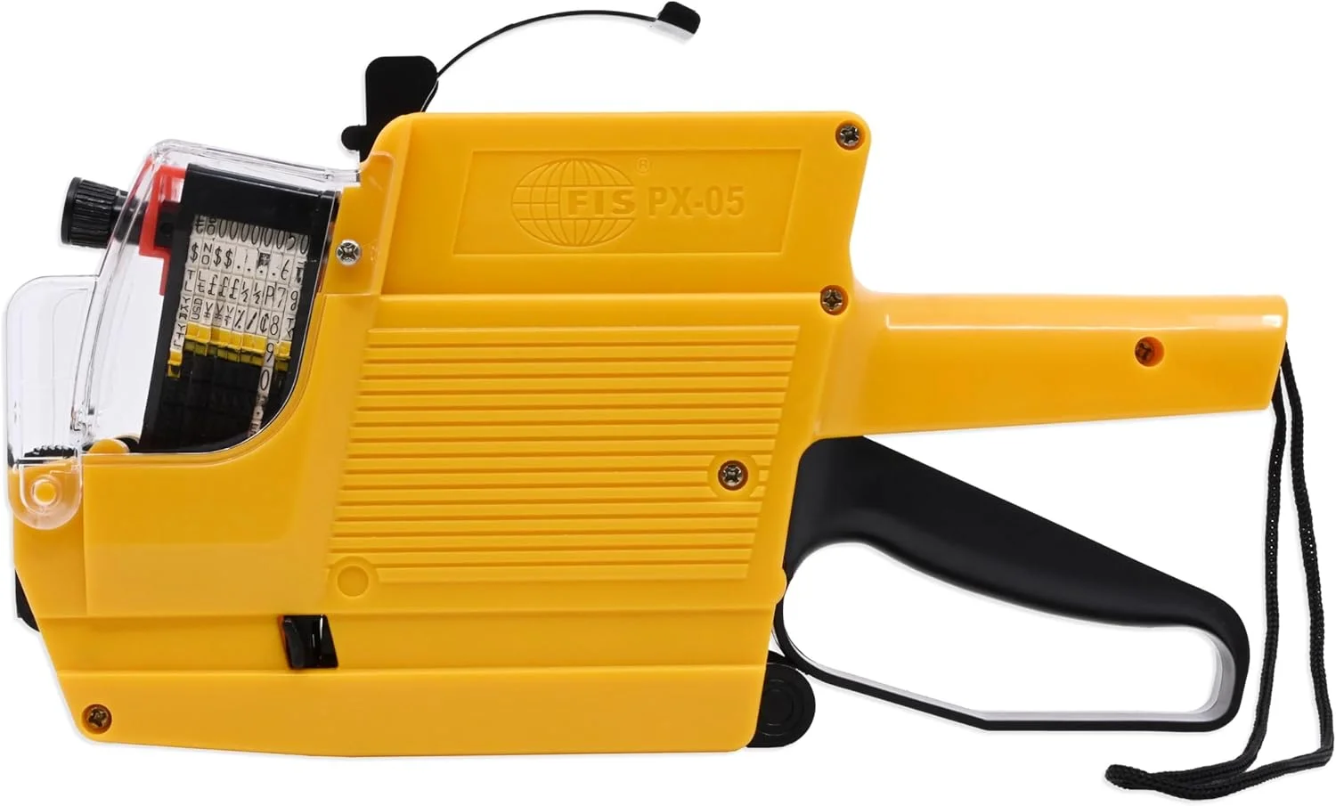 دستگاه قیمت زن و تاریخ زن FIS با قابلیت چاپ دو خط، زرد - FSPX05YL