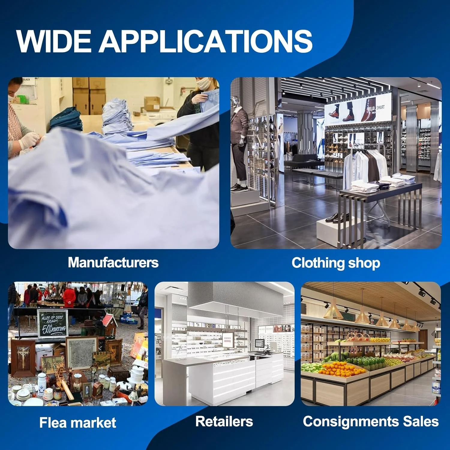 تفنگ برچسب زن برای لباس، کیت تفنگ برچسب قیمت استاندارد خرده فروشی برای برچسب زدن لباس با 6 سوزن و 5000 عدد بست خاردار و کیف سازمان دهنده برای انبار فروشگاه، فروش امانی، حراج گاراژی