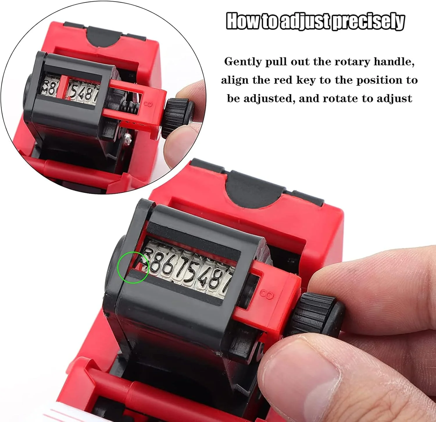 برچسب قیمت 8 رقمی TKTTBD، تفنگ قیمت MX 5500 به همراه 4000 برچسب و 3 جوهر یدکی برای دفتر، فروشگاه خرده فروشی، خواربار فروشی، علامت گذاری سازمانی