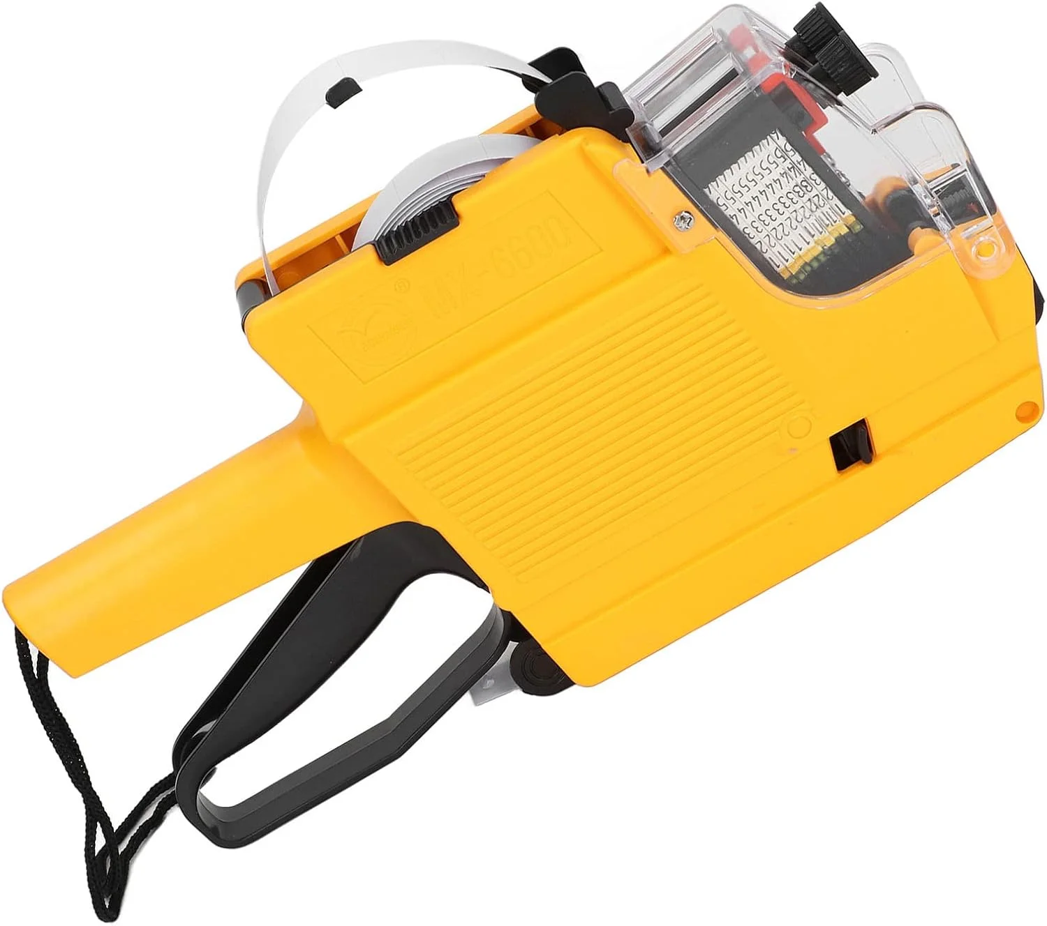 دستگاه قیمت زن سوراندی، 10 رقم 2 خط، ابزار برچسب زن با یک رول برچسب و رول جوهر، 1 رول جوهر برای علامت گذاری و سازماندهی فروشگاه، خرده فروشی، دفتر و مواد غذایی