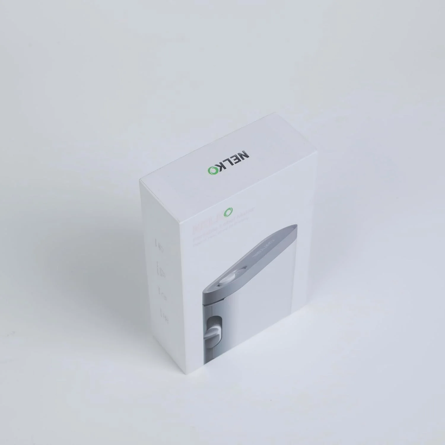 چاپگر لیبل زن بلوتوثی خودچسب Nelko P21، دستگاه برچسب زنی مینی بی سیم قابل حمل برای iOS اندروید، خانه، دفتر - سفید