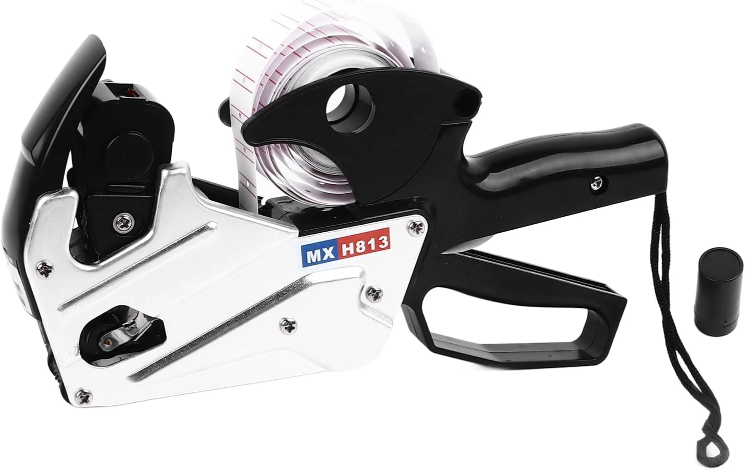 برچسب قیمت زن 8 رقمی Bewinner به همراه 5000 برچسب، چاپ واضح، دستگاه قیمت گذاری تک ردیفه، چند منظوره، جنس فلزی، کاربری آسان برای فروشگاه های خرده فروشی و مواد غذایی