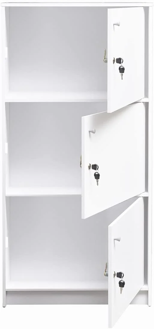 کابینت چوبی مهندسی شده WT-EASYCARE با 3 درب (سایز: 122x39.8x60 سانتی متر) | کابینت ذخیره سازی | قفسه ذخیره سازی | کابینت با 3 درب - (سفید) کابینت چوبی مهندسی شده WT-EASYCARE با 3 درب (سایز: 122x39.8x60 سانتی متر) | کابینت ذخیره سازی | قفسه ذخیره سازی | کابینت با 3 درب - (سفید)