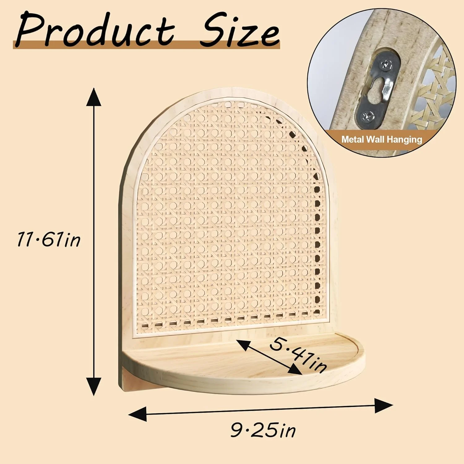 ست 2 عددی شلف حصیری، شلف حصیری طبیعی 7 اینچی با دکور حصیری، دکور دیوار بوهمی، شلف شناور کوچک برای نمایش مجسمه های گیاهی، شلف های کوچک برای نگهداری وسایل کوچک ست 2 عددی شلف حصیری، شلف حصیری طبیعی 7 اینچی با دکور حصیری، دکور دیوار بوهمی، شلف شناور کوچک برای نمایش مجسمه های گیاهی، شلف های کوچک برای نگهداری وسایل کوچک
