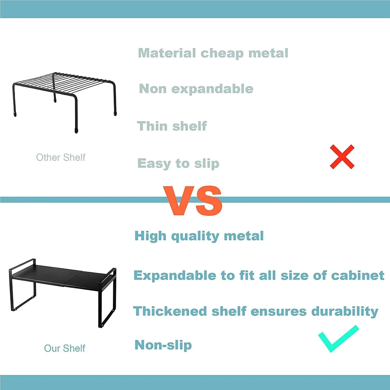 ارگانایزر رومیزی آشپزخانه Diylove، قفسه ذخیره سازی دو طبقه قابل گسترش با ساختار پایدار و سنگین، قفسه کابینت ارگانایزر رومیزی، استند سازماندهی بطری ادویه (مشکی) ارگانایزر رومیزی آشپزخانه Diylove، قفسه ذخیره سازی دو طبقه قابل گسترش با ساختار پایدار و سنگین، قفسه کابینت ارگانایزر رومیزی، استند سازماندهی بطری ادویه (مشکی)