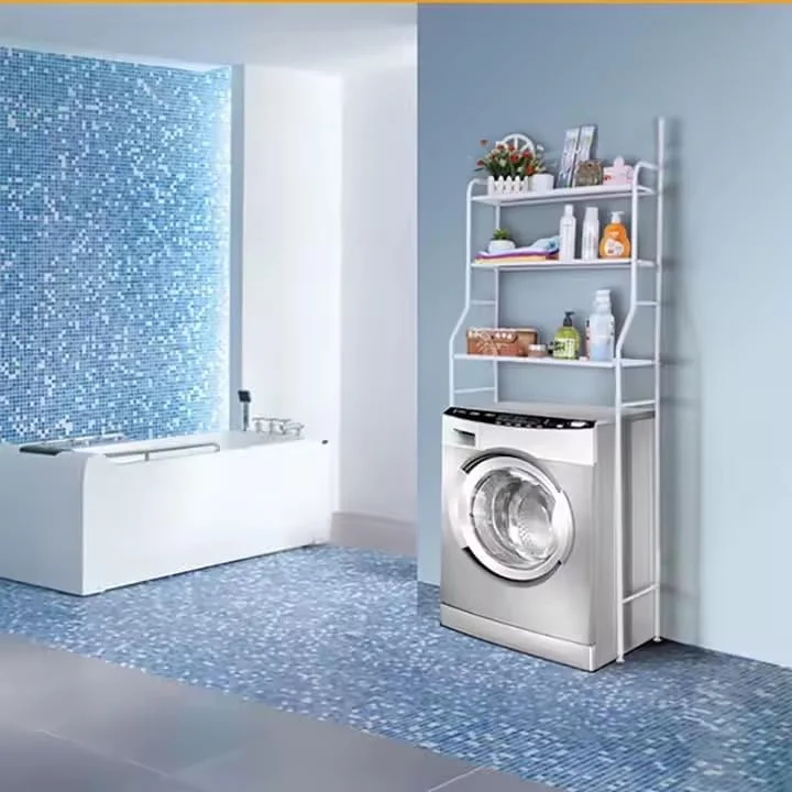 قفسه حمام 3 طبقه Abk point، سازمان دهنده و محل نگهداری لوازم بهداشتی - قفسه کوچک کابینتی، شامل قاب کاغذی و 4 قلاب (سفید) (1، مستطیلی) قفسه حمام 3 طبقه Abk point، سازمان دهنده و محل نگهداری لوازم بهداشتی - قفسه کوچک کابینتی، شامل قاب کاغذی و 4 قلاب (سفید) (1، مستطیلی)