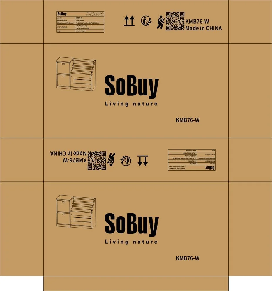 SoBuy قفسه کتاب کودک، قفسه کتابخانه، سازمان دهنده اسباب بازی برای کودکان، قفسه های اسباب بازی با 2 جعبه پارچه ای، جای کتاب برای اتاق کودک، اتاق بازی، اتاق کودکان، رفوف تخزينKMB76-W SoBuy قفسه کتاب کودک، قفسه کتابخانه، سازمان دهنده اسباب بازی برای کودکان، قفسه های اسباب بازی با 2 جعبه پارچه ای، جای کتاب برای اتاق کودک، اتاق بازی، اتاق کودکان، رفوف تخزينKMB76-W