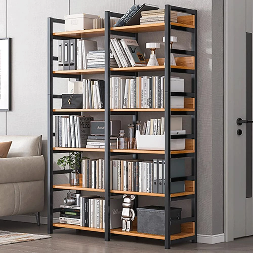 ارگانایزر ذخیره سازی نوع ترکیبی، قفسه کتاب نردبانی صنعتی 6 طبقه، قفسه کتاب ایستاده تکیه داده شده برای اتاق نشیمن، دفتر، بالکن، حمام، اتاق خواب، آشپزخانه. ابعاد: طول 100 x عرض 30 x ارتفاع 174 سانتی متر