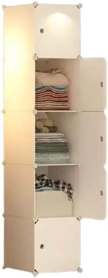 کابینت قفسه بندی 5 مکعبی، قفسه های ذخیره سازی پلاستیکی برای اتاق خواب، اتاق نشیمن، دفتر کار، کابینت قفسه بندی 5 مکعبی (سفید) کابینت قفسه بندی 5 مکعبی، قفسه های ذخیره سازی پلاستیکی برای اتاق خواب، اتاق نشیمن، دفتر کار، کابینت قفسه بندی 5 مکعبی (سفید)