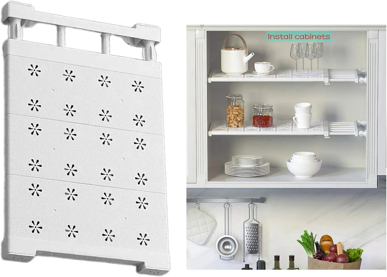 قفسه و میله فشاری کمد AUTOYSUR، سازمان دهنده قابل تنظیم برای کمد، قفسه ذخیره سازی فشاری کمد قابل گسترش برای کابینت، کمد لباس، آشپزخانه، اتاق خواب (2 عدد - 24X60 سانتی متر) قفسه و میله فشاری کمد AUTOYSUR، سازمان دهنده قابل تنظیم برای کمد، قفسه ذخیره سازی فشاری کمد قابل گسترش برای کابینت، کمد لباس، آشپزخانه، اتاق خواب (2 عدد - 24X60 سانتی متر)