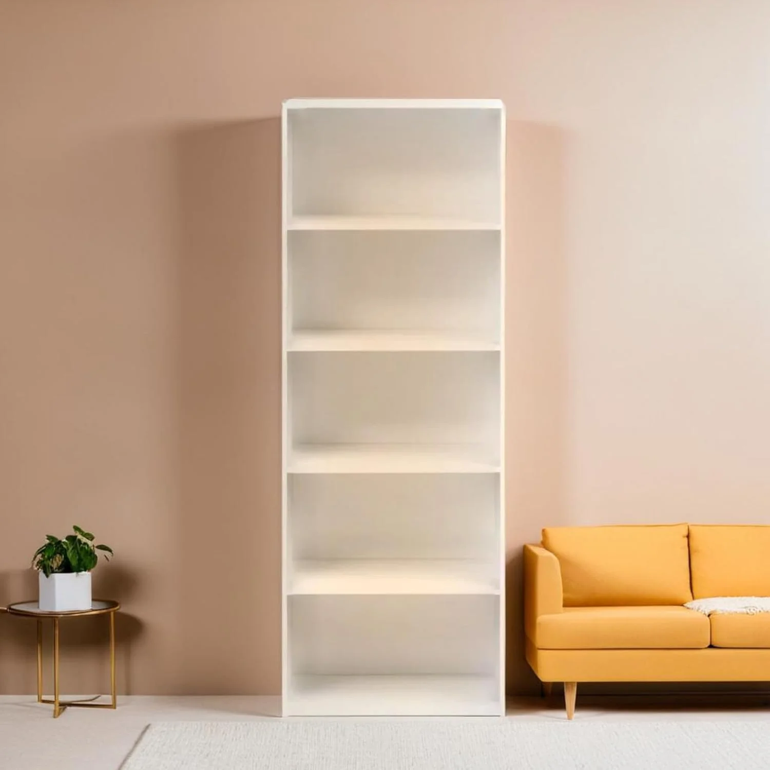 قفسه 5 طبقه باز سفید WT-EASYCARE - قفسه ذخیره سازی چند منظوره چوبی مهندسی شده برای خانه و دفتر - ایده آل به عنوان قفسه کتاب، قفسه آشپزخانه، نگهداری لوازم بهداشتی، ویترین نمایش و سازمان دهنده کمد لباس قفسه 5 طبقه باز سفید WT-EASYCARE - قفسه ذخیره سازی چند منظوره چوبی مهندسی شده برای خانه و دفتر - ایده آل به عنوان قفسه کتاب، قفسه آشپزخانه، نگهداری لوازم بهداشتی، ویترین نمایش و سازمان دهنده کمد لباس