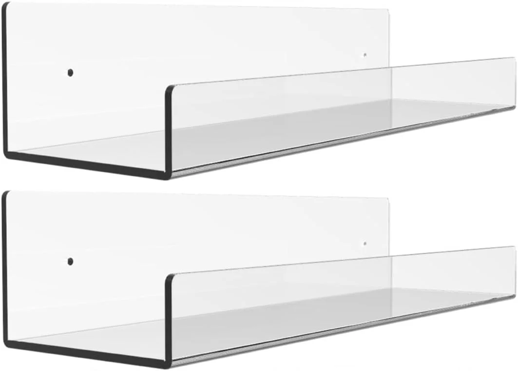 شلف های اکریلیک برای نگهداری دیواری، شلف های شناور 38 سانتی متری، قفسه کتاب شناور دیواری، قفسه های نمایشگر، سازمان دهنده برای اتاق خواب، اتاق نشیمن، حمام، دکوراسیون آشپزخانه (2 عدد، شفاف) شلف های اکریلیک برای نگهداری دیواری، شلف های شناور 38 سانتی متری، قفسه کتاب شناور دیواری، قفسه های نمایشگر، سازمان دهنده برای اتاق خواب، اتاق نشیمن، حمام، دکوراسیون آشپزخانه (2 عدد، شفاف)