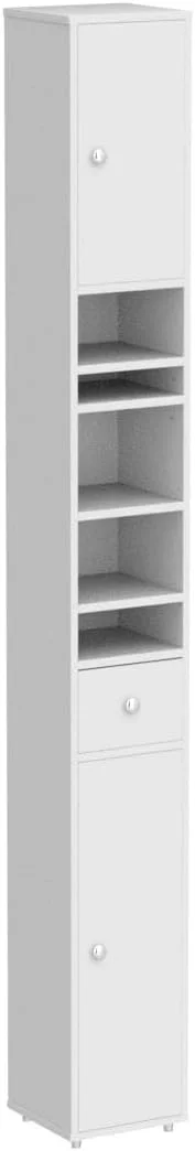 کابینت حمام SoBuy، کابینت ذخیره سازی با کشو، کابینت بلند باریک، قفسه سازمان دهنده آشپزخانه، قفسه کوچک مستقل برای اتاق نشیمن، راهرو، 20x20x180 سانتی متر خزانة طويلة BZR34-W کابینت حمام SoBuy، کابینت ذخیره سازی با کشو، کابینت بلند باریک، قفسه سازمان دهنده آشپزخانه، قفسه کوچک مستقل برای اتاق نشیمن، راهرو، 20x20x180 سانتی متر خزانة طويلة BZR34-W