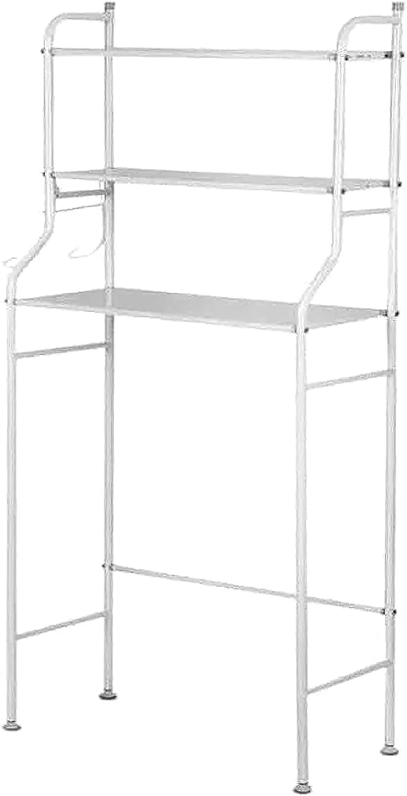قفسه 3 طبقه ماشین لباسشویی دبی گالری سفید 65 X 25 X 160 سانتی متر