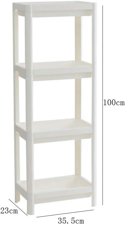 ای ورلد | قفسه کنجی، واحد قفسه بندی حمام، قفسه پلاستیکی، ذخیره سازی آشپزخانه و حمام، 4 طبقه، قفسه های دوش