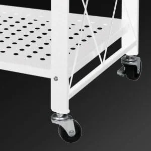 قفسه تاشو 5 طبقه آلیسا، قفسه آشپزخانه، قفسه ذخیره سازی، قفسه سازمان دهنده فضای گاراژ آشپزخانه، قفسه های فلزی سنگین (161cm*71cm*34.5cm) (سفید) قفسه تاشو 5 طبقه آلیسا، قفسه آشپزخانه، قفسه ذخیره سازی، قفسه سازمان دهنده فضای گاراژ آشپزخانه، قفسه های فلزی سنگین (161cm*71cm*34.5cm) (سفید)