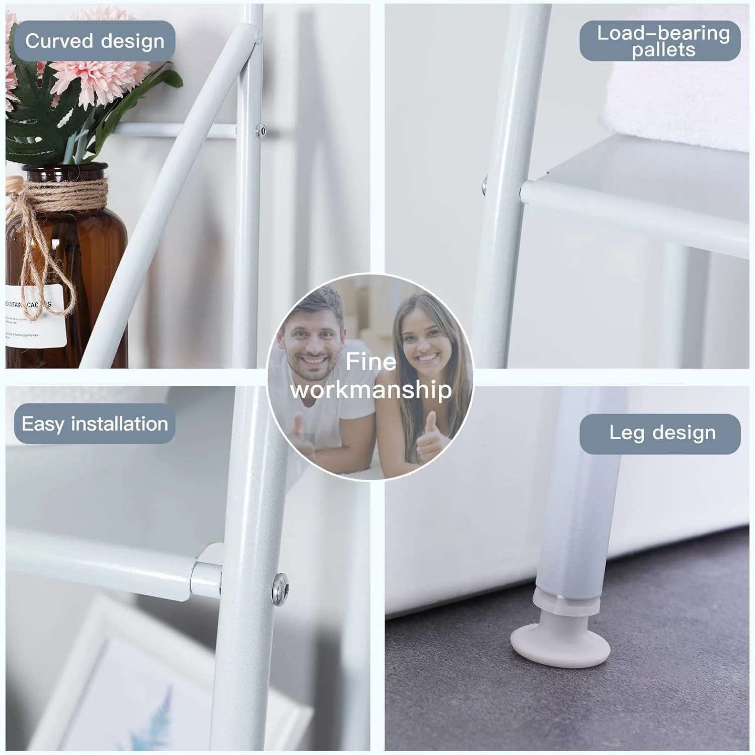 قفسه ذخیره سازی ماشین لباسشویی SKY-TOUCH، 3 طبقه، قفسه های حمام، قفسه توالت صرفه جویی در فضا، قفسه ذخیره سازی حمام با مونتاژ آسان بدون نیاز به سوراخ کاری، سفید، 25x65x166 سانتی متر قفسه ذخیره سازی ماشین لباسشویی SKY-TOUCH، 3 طبقه، قفسه های حمام، قفسه توالت صرفه جویی در فضا، قفسه ذخیره سازی حمام با مونتاژ آسان بدون نیاز به سوراخ کاری، سفید، 25x65x166 سانتی متر