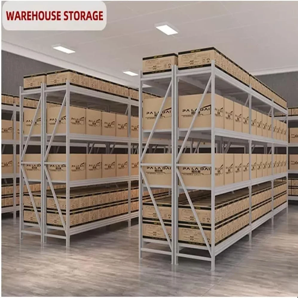 قفسه بندی گاراژ سنگین KRISTON، قفسه فلزی انبار 4 طبقه 1 خلیج، قفسه بندی گاراژ، قفسه فولادی با ظرفیت 200 کیلوگرم برای هر قفسه، سفید و آبی (200x60x200) قفسه بندی گاراژ سنگین KRISTON، قفسه فلزی انبار 4 طبقه 1 خلیج، قفسه بندی گاراژ، قفسه فولادی با ظرفیت 200 کیلوگرم برای هر قفسه، سفید و آبی (200x60x200)