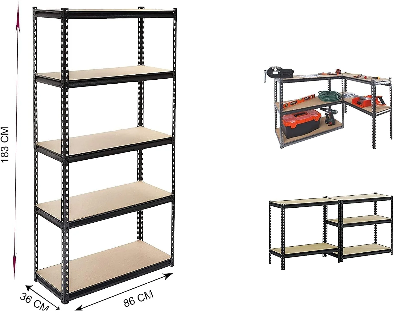 قفسه فلزی 5 طبقه My Choice مدل Storage Organizer ابعاد 86x36x183 سانتی متر (5 طبقه) قفسه فلزی 5 طبقه My Choice مدل Storage Organizer ابعاد 86x36x183 سانتی متر (5 طبقه)