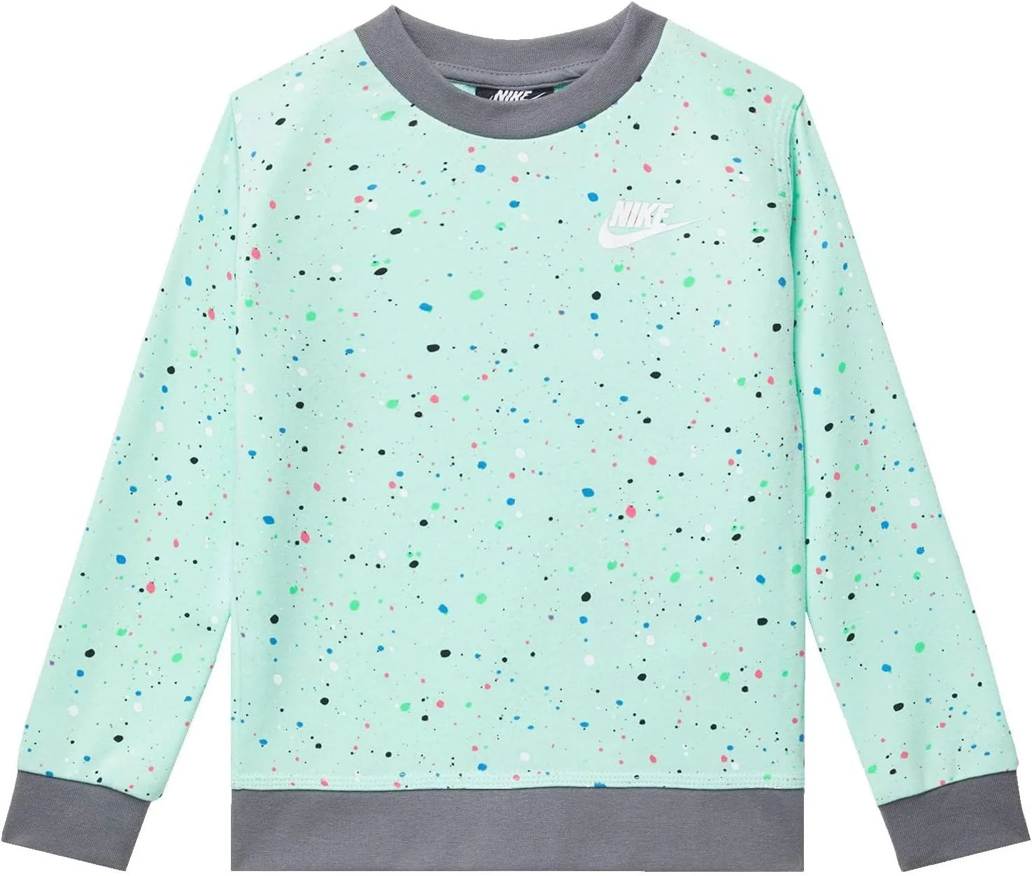سویشرت یقه گرد پسرانه نایک Sportswear DNA (مناسب خردسالان/کودکان کوچک/کودکان بزرگ) فوم نعنایی سایز 6 کودک کوچک