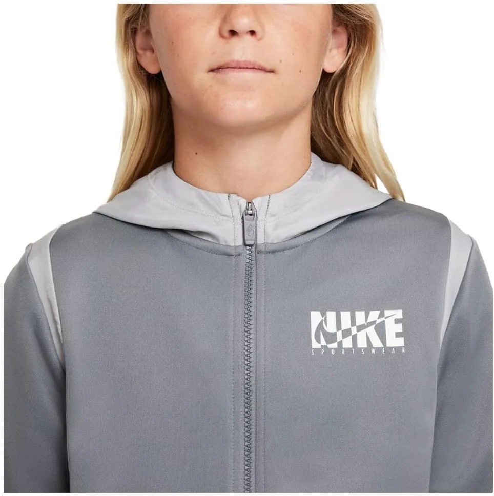 ست هودی زیپ‌دار و شلوار ورزشی پسرانه نایک مدل Sportswear، دو تکه (G(DD8567-084)/W, X-Large)