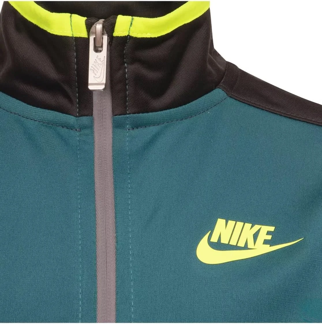 ست دو تکه ژاکت زیپ دار و شلوار ورزشی پسرانه نایک مدل Sportswear Illuminate Tricot، سایز S(76k251-b9i)/V، سایز 4 ست دو تکه ژاکت زیپ دار و شلوار ورزشی پسرانه نایک مدل Sportswear Illuminate Tricot، سایز S(76k251-b9i)/V، سایز 4