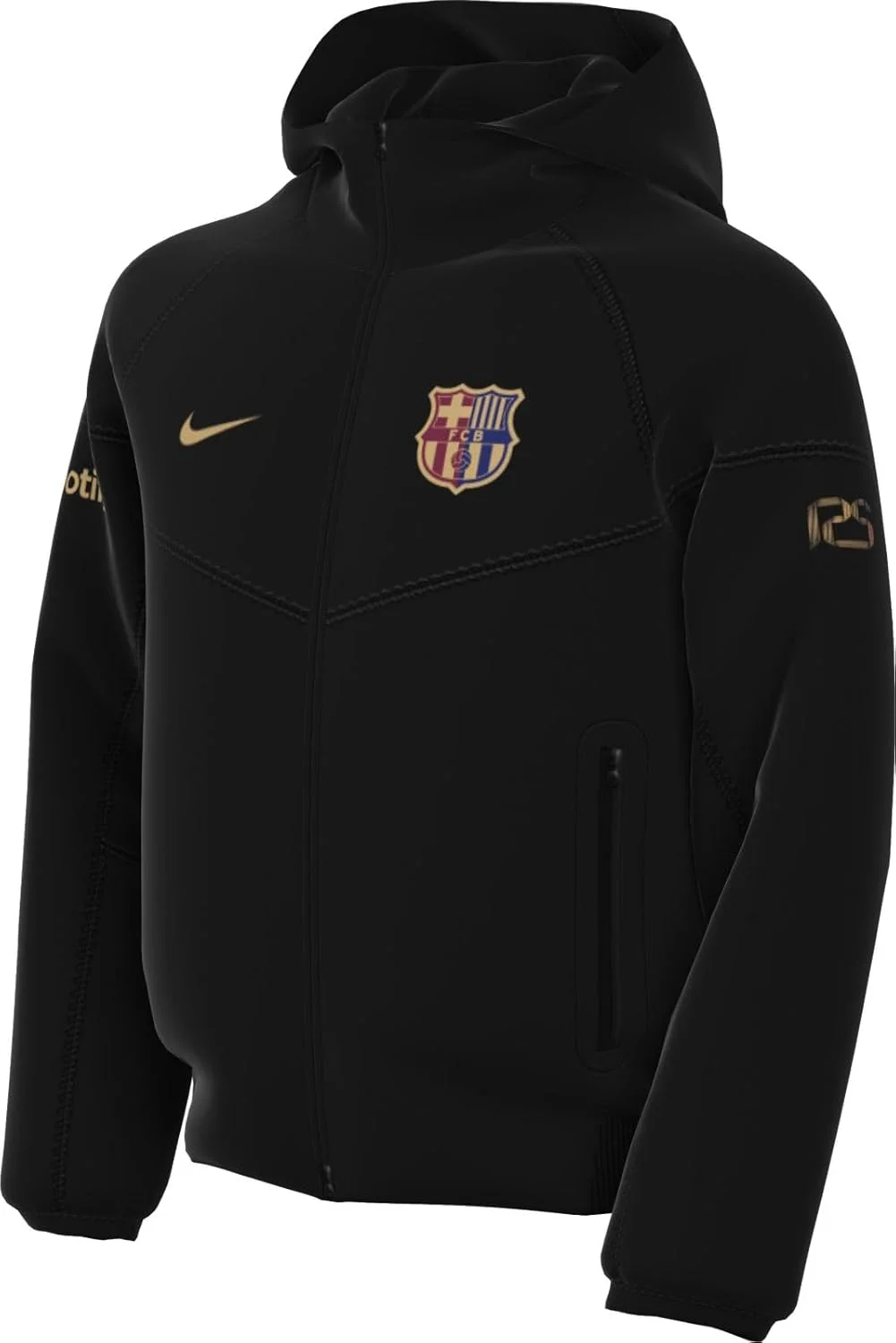 سویشرت ورزشی پسرانه نایک مدل Fc Barcelona Jungen Sportswear Tech Flc Fz