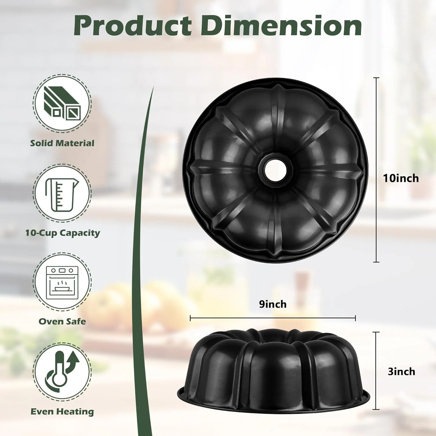 قالب کیک طرح کدو تنبل E-far سایز 10 اینچ، قالب لوله ای شیاردار نچسب برای پخت کیک پوند، قالب پخت گرد فولاد کربنی سنگین، جدا شدن آسان و تمیز کردن آسان، 10 فنجان، مشکی قالب کیک طرح کدو تنبل E-far سایز 10 اینچ، قالب لوله ای شیاردار نچسب برای پخت کیک پوند، قالب پخت گرد فولاد کربنی سنگین، جدا شدن آسان و تمیز کردن آسان، 10 فنجان، مشکی