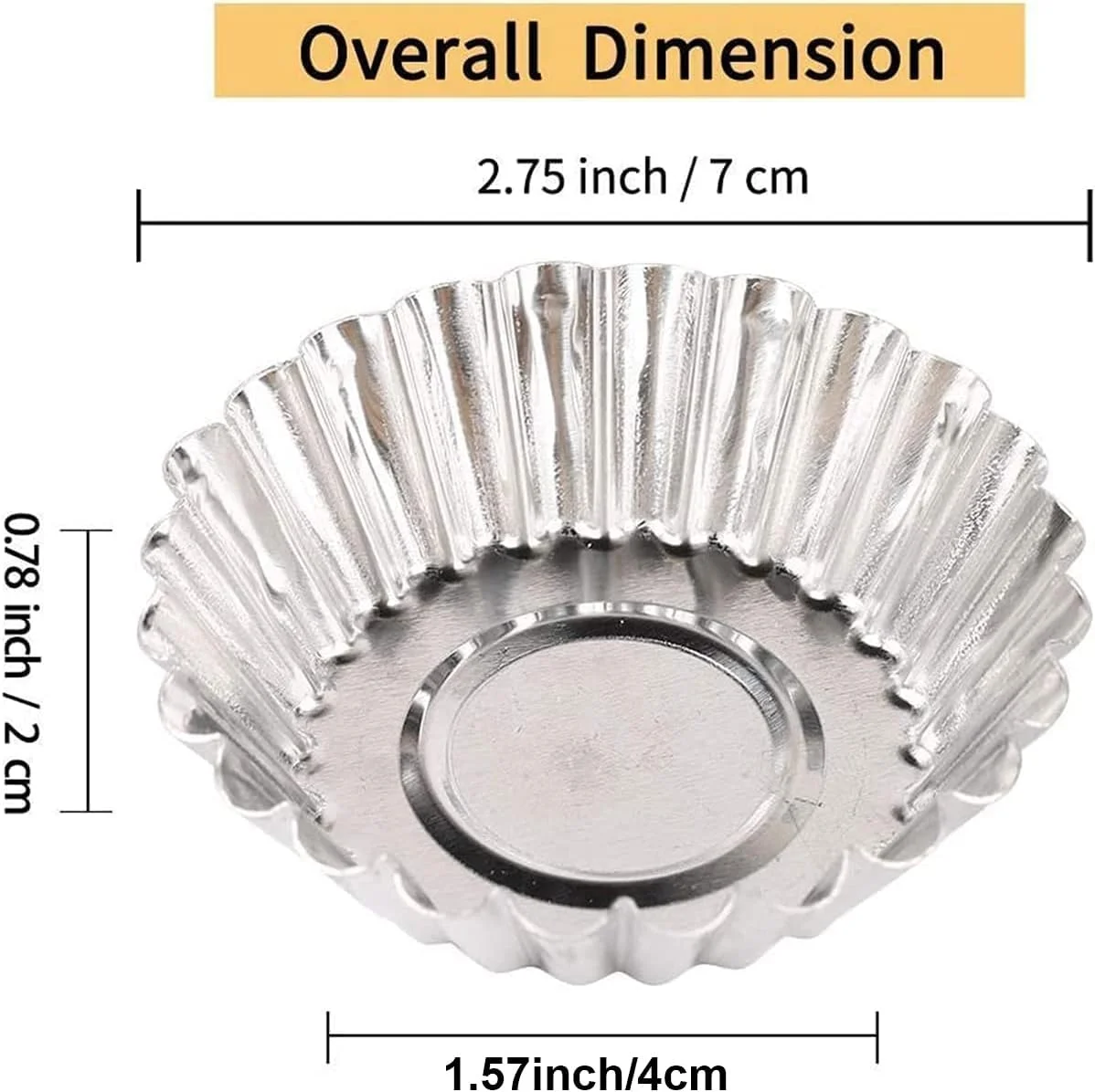 قالب تارت تخم مرغ Fawoonu، 100 عددی، قالب مینی تارت حرفه ای نچسب آلومینیومی، فنجان مافین برای تارت تخم مرغ، کیک فنجانی، موس شکلاتی قالب تارت تخم مرغ Fawoonu، 100 عددی، قالب مینی تارت حرفه ای نچسب آلومینیومی، فنجان مافین برای تارت تخم مرغ، کیک فنجانی، موس شکلاتی