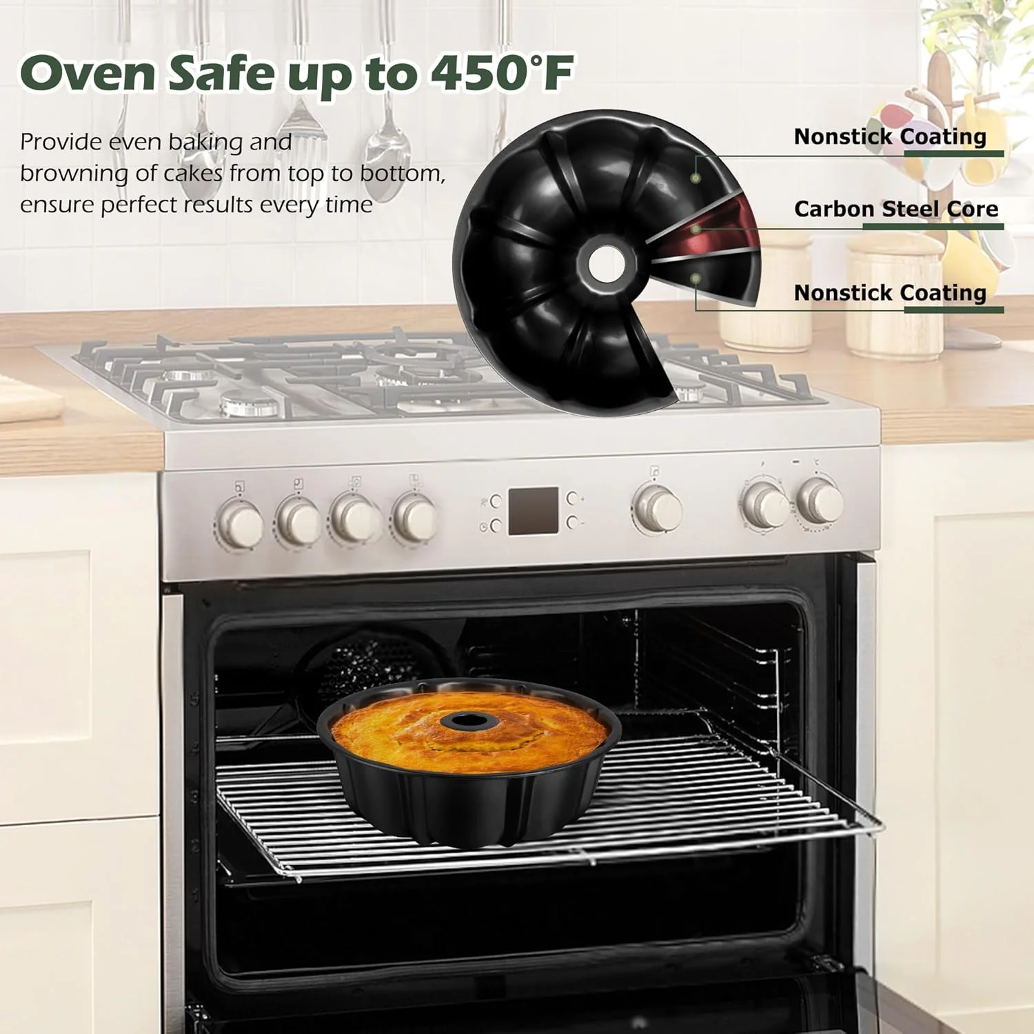 قالب کیک طرح کدو تنبل E-far سایز 10 اینچ، قالب لوله ای شیاردار نچسب برای پخت کیک پوند، قالب پخت گرد فولاد کربنی سنگین، جدا شدن آسان و تمیز کردن آسان، 10 فنجان، مشکی قالب کیک طرح کدو تنبل E-far سایز 10 اینچ، قالب لوله ای شیاردار نچسب برای پخت کیک پوند، قالب پخت گرد فولاد کربنی سنگین، جدا شدن آسان و تمیز کردن آسان، 10 فنجان، مشکی