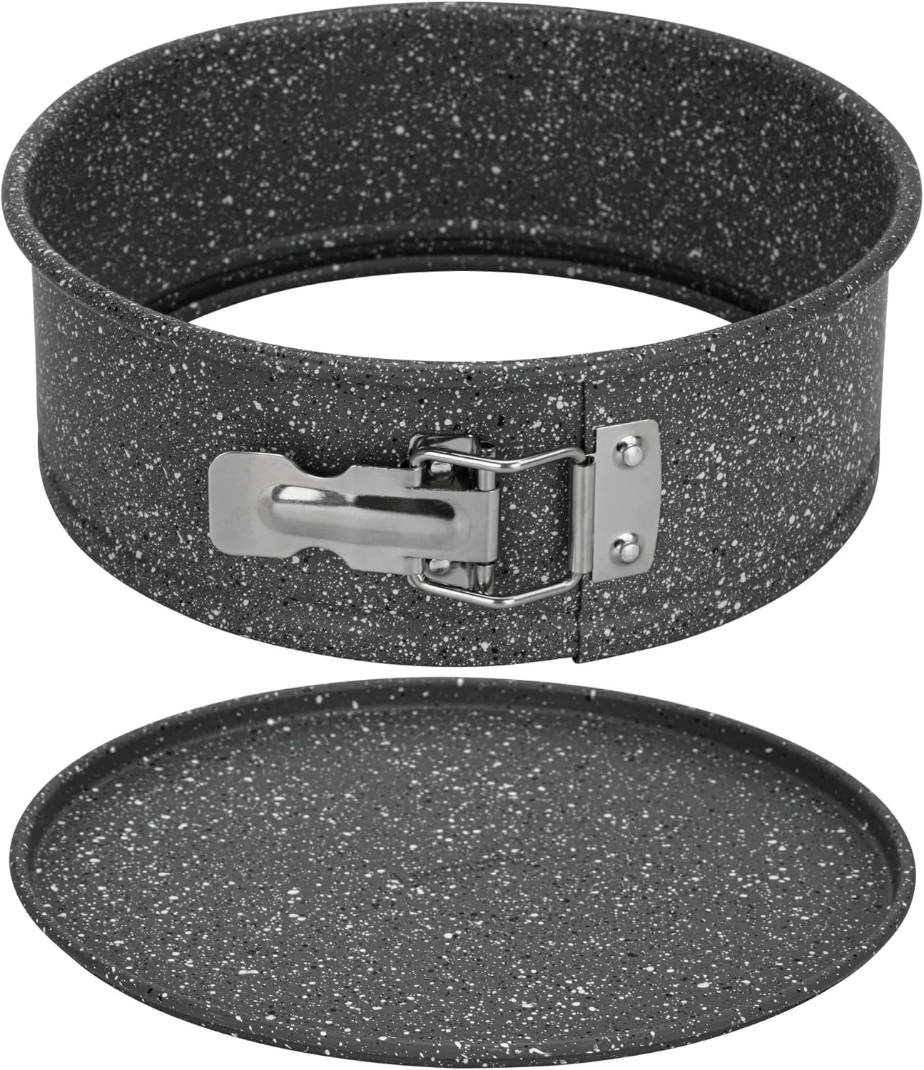 قالب کمربندی کیک فیسمن 24 سانتی متری، قالب کمربندی فولاد کربنی با روکش نچسب گرانیتی | کف جداشدنی | قالب کیک بادوام با حرارت بالا | ظروف پخت غیر سمی بدون PFOA، مناسب برای کیک و موارد دیگر قالب کمربندی کیک فیسمن 24 سانتی متری، قالب کمربندی فولاد کربنی با روکش نچسب گرانیتی | کف جداشدنی | قالب کیک بادوام با حرارت بالا | ظروف پخت غیر سمی بدون PFOA، مناسب برای کیک و موارد دیگر