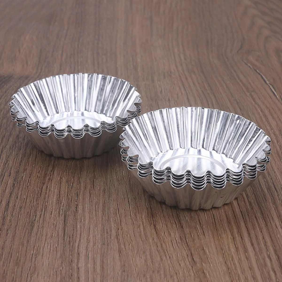 قالب تارت تخم مرغ Fawoonu، 100 عددی، قالب مینی تارت حرفه ای نچسب آلومینیومی، فنجان مافین برای تارت تخم مرغ، کیک فنجانی، موس شکلاتی قالب تارت تخم مرغ Fawoonu، 100 عددی، قالب مینی تارت حرفه ای نچسب آلومینیومی، فنجان مافین برای تارت تخم مرغ، کیک فنجانی، موس شکلاتی