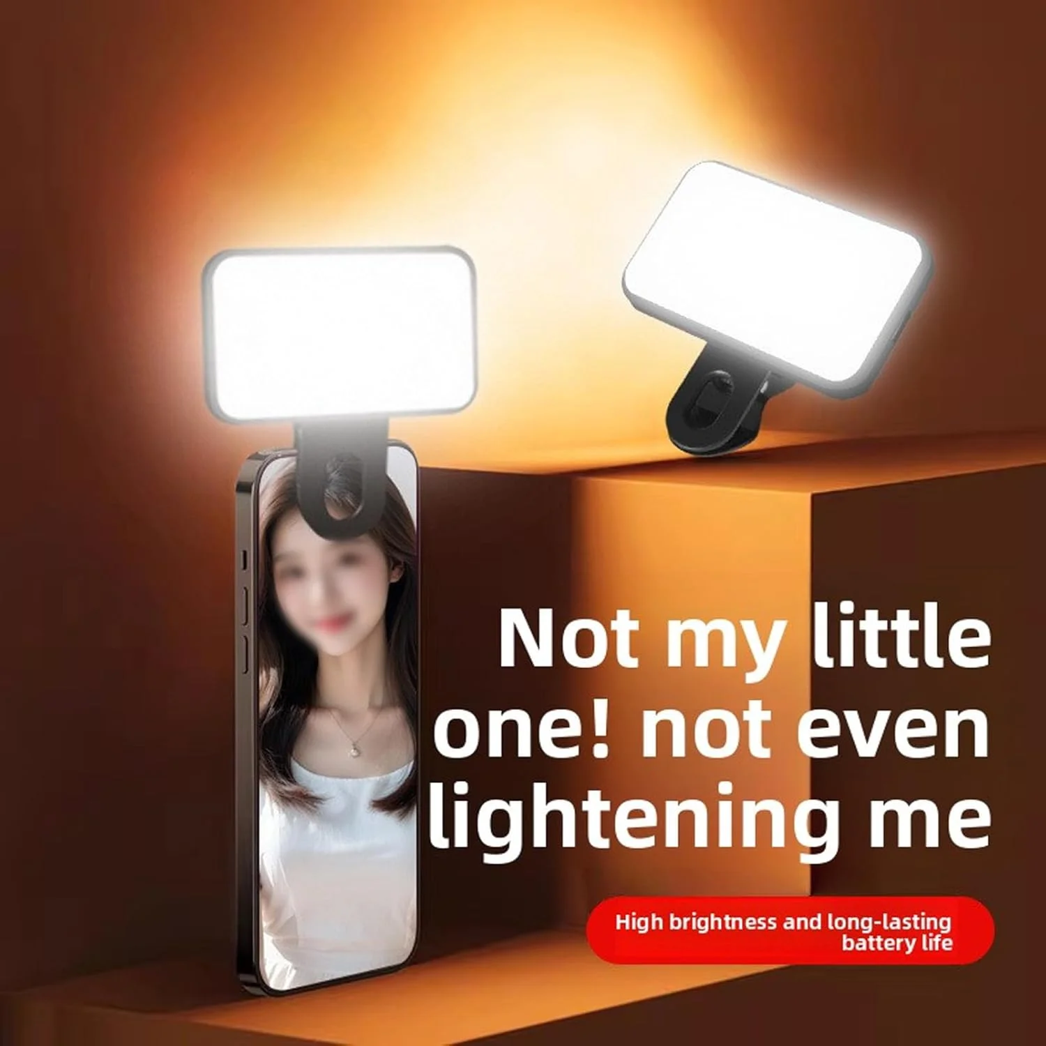نور سلفی LED گوشی Dpofirs، نور سلفی قابل حمل با گیره، لامپ پرکننده قابل شارژ گوشی، 3 حالت 10 روشنایی، برای ویدئو، آرایش، پخش زنده، لپ تاپ، ولاگ نور سلفی LED گوشی Dpofirs، نور سلفی قابل حمل با گیره، لامپ پرکننده قابل شارژ گوشی، 3 حالت 10 روشنایی، برای ویدئو، آرایش، پخش زنده، لپ تاپ، ولاگ