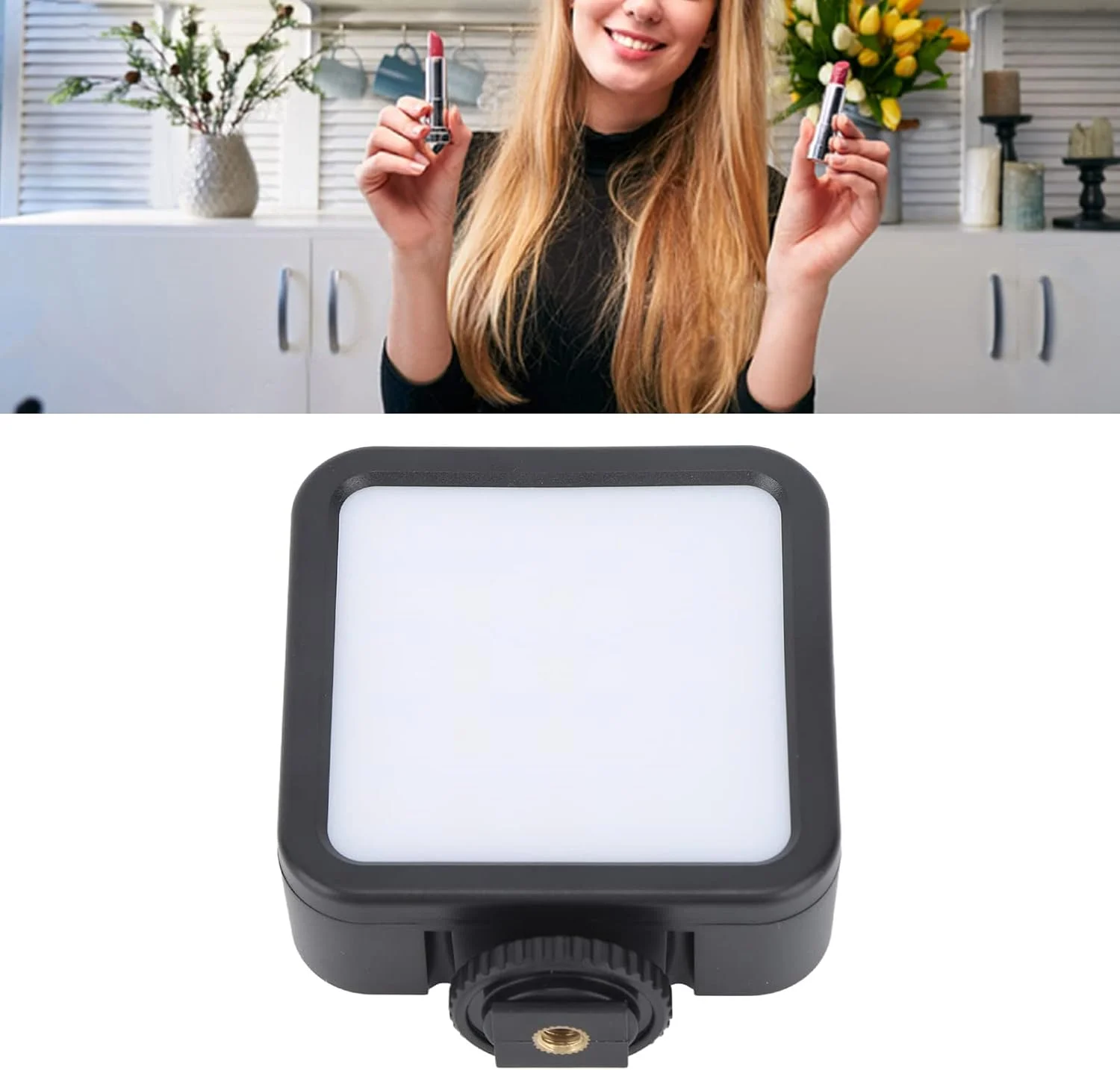 نور ویدئویی RGB با 3 حالت دیمر، لامپ عکاسی قابل حمل 3000-9000K با 1200mAh، لامپ قابل شارژ CRI 95 برای پخش زنده