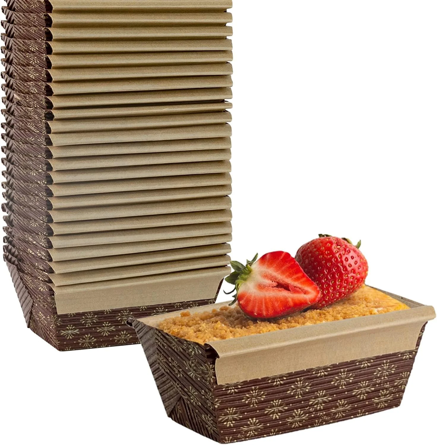 بسته 25 عددی قالب نان کاغذی، قالب نان پزی کاغذی یکبار مصرف، قالب های مستطیلی کاغذی برای پخت نان سریع و نان کدو تنبل کوچک، قابل استفاده در مایکروویو و فریزر بسته 25 عددی قالب نان کاغذی، قالب نان پزی کاغذی یکبار مصرف، قالب های مستطیلی کاغذی برای پخت نان سریع و نان کدو تنبل کوچک، قابل استفاده در مایکروویو و فریزر