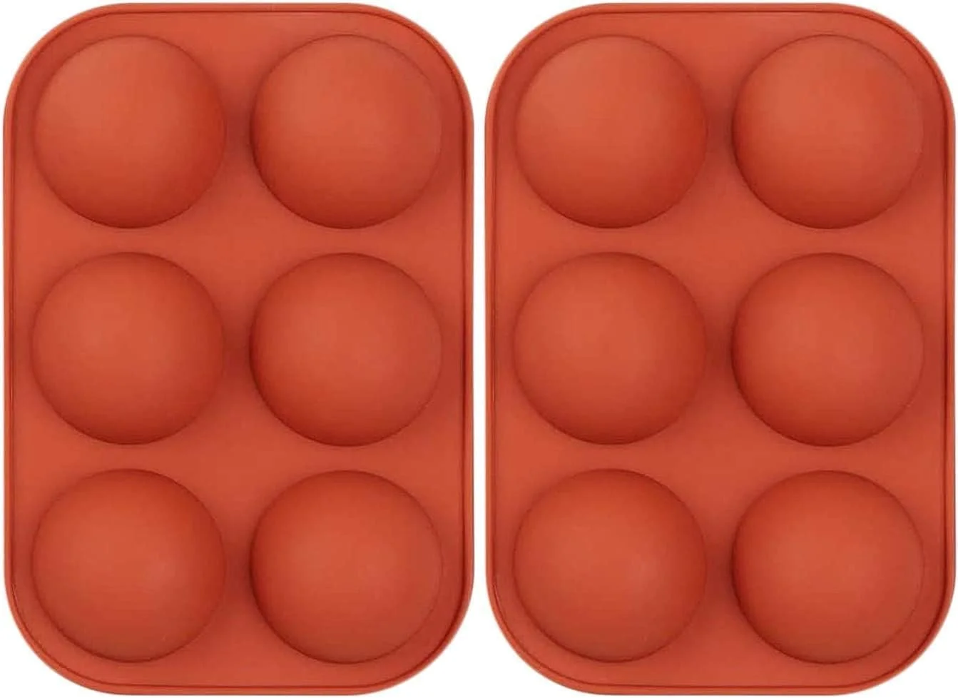 قالب سیلیکونی بمب شکلات داغ، با 6 حفره، بدون BPA، قالب بمب شکلاتی برای کیک، ژله، موس، پودینگ، صابون دست ساز، قالب های پخت مقاوم در برابر حرارت برای دسرهای DIY، 2 عدد قالب سیلیکونی بمب شکلات داغ، با 6 حفره، بدون BPA، قالب بمب شکلاتی برای کیک، ژله، موس، پودینگ، صابون دست ساز، قالب های پخت مقاوم در برابر حرارت برای دسرهای DIY، 2 عدد