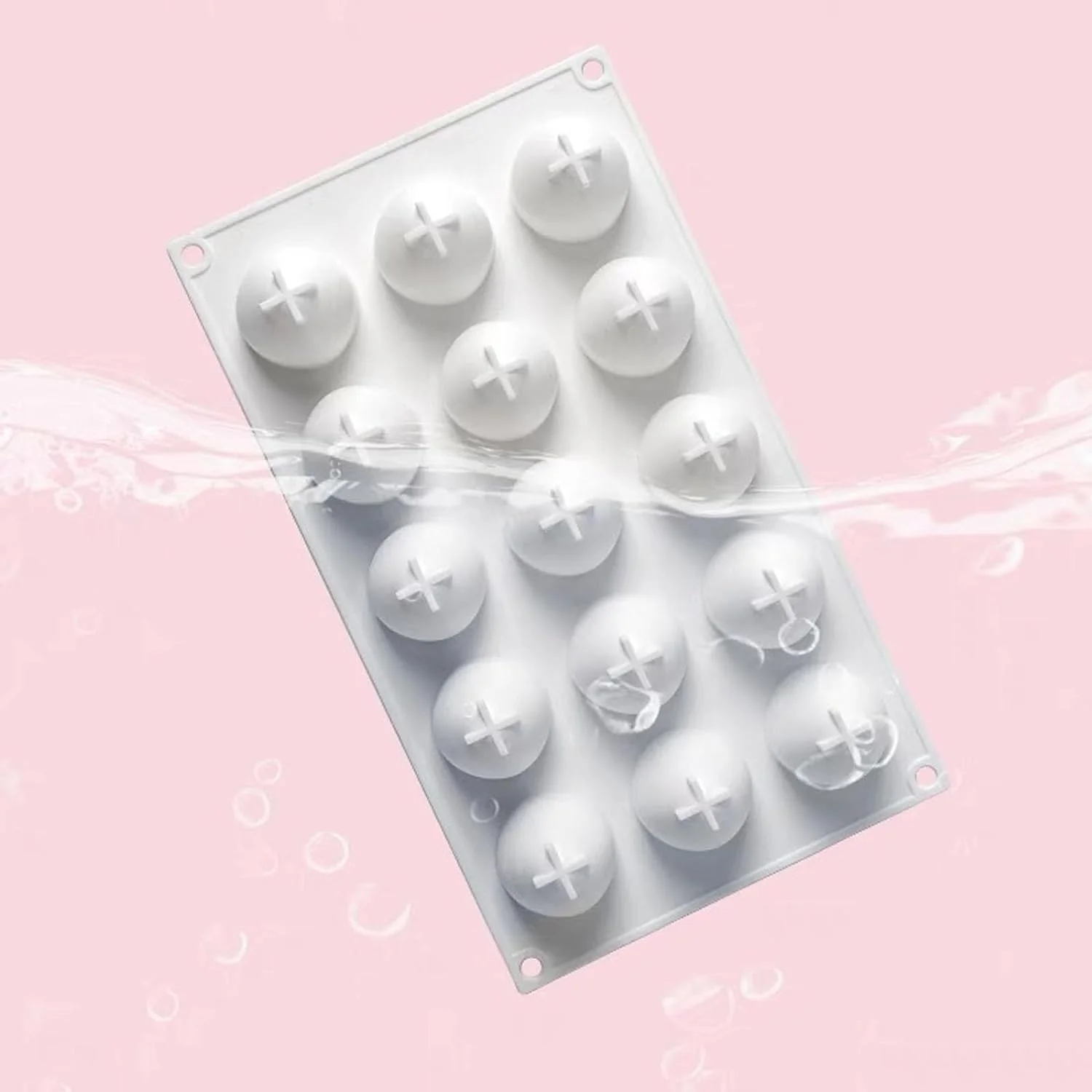 قالب سیلیکونی طرح توت فرنگی سه بعدی ChicAbode برای کیک موس، قالب های سیلیکونی برای شکلات، قالب دسر فرانسوی برای شیرینی شکلاتی، قالب های پخت و پز غیر چسبنده و قابل استفاده مجدد با قابلیت جدا شدن آسان (15 حفره) قالب سیلیکونی طرح توت فرنگی سه بعدی ChicAbode برای کیک موس، قالب های سیلیکونی برای شکلات، قالب دسر فرانسوی برای شیرینی شکلاتی، قالب های پخت و پز غیر چسبنده و قابل استفاده مجدد با قابلیت جدا شدن آسان (15 حفره)