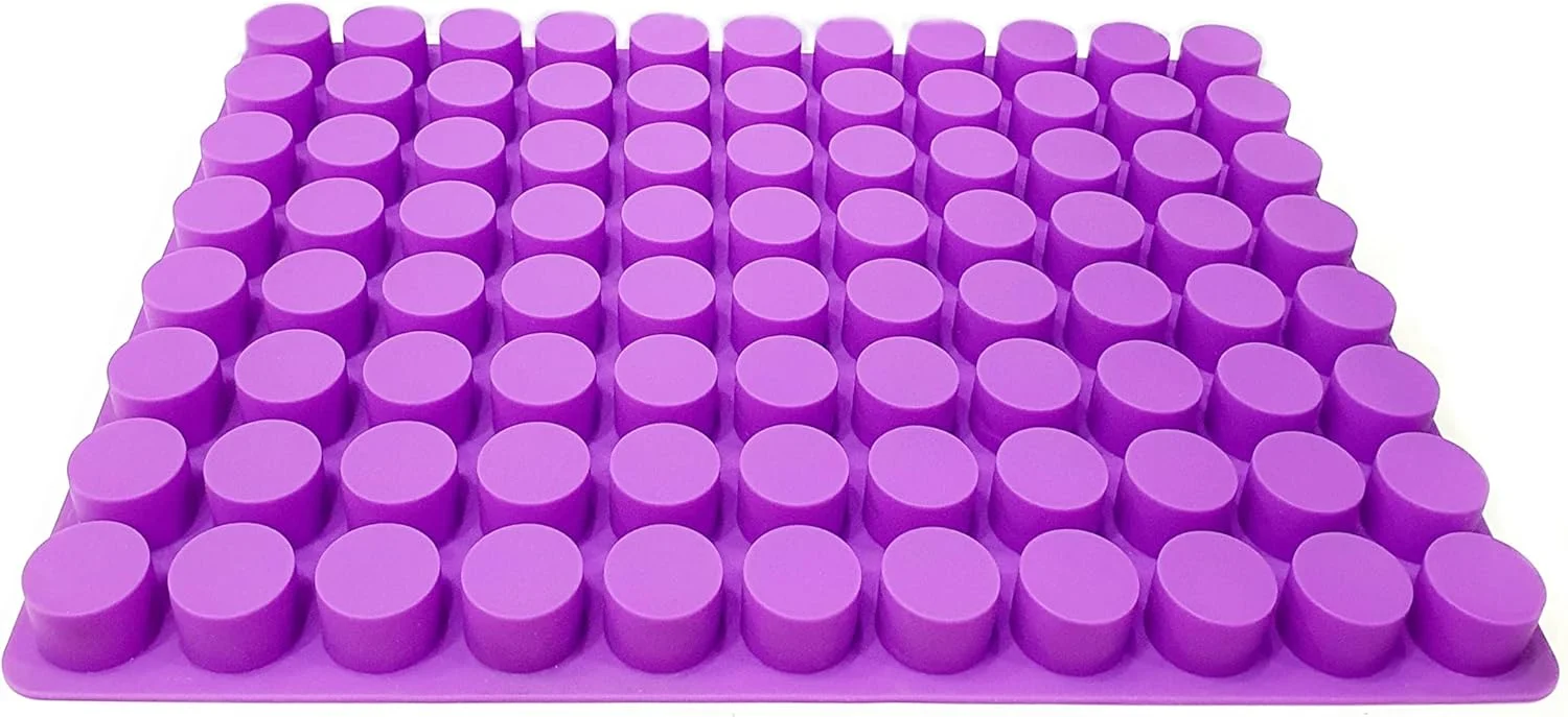 قالب سیلیکونی 88 حفره ای برای پخت مینی کیک، شکلات، ترافل، ژله و یخ (37.5 x 29 x 2 سانتی متر)